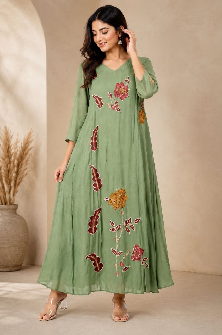 Sage Green Maxi Dress